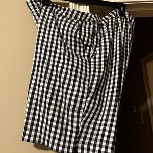 Black and white chekerboard